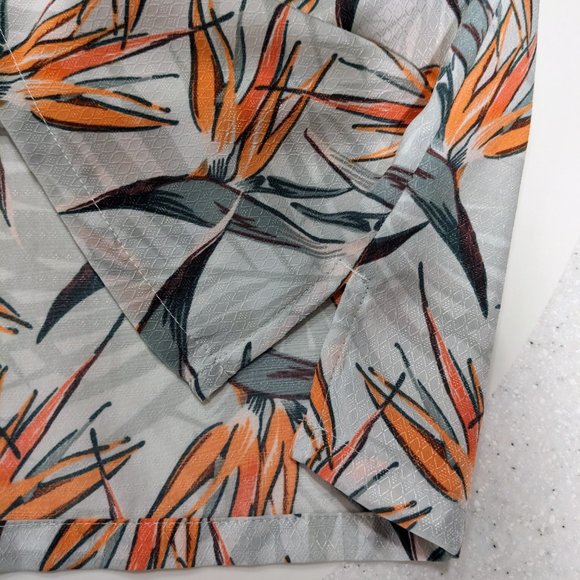 Croft & Barrown Mens Button down Short Sleeve Bird of paradise Large - Picture 4 of 6